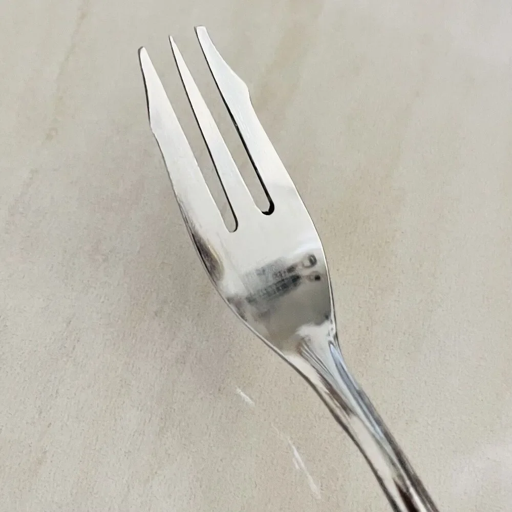 5 Towle Bamboo-Bright Cocktail/Seafood Fork Stainless 18/8 Supreme Cut SCC Japan